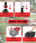 Easy to use instructions for Kick Water Out Fast Heavy Duty Cordless Submersible Water Pump Dropping 1268 Gph Brushless Electric Sump Pump.
