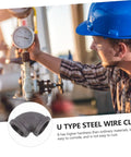 Heavy Duty Black 6 Piece Pipe Fittings Elbow Cast Iron Joint Hose Connector Set Easy Install For Industry And Home Use Durable Iron Plumbing Accessories For Water Hoses Pro Grade And Long Lasting displayed with industrial worker in background