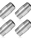 Heavy Duty Stainless Steel 304 Pipe Fittings Three Quarter Inch NPT Male To Three Quarter Inch NPT Male Two Inch Nipple