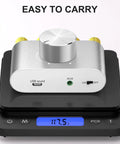 F900S 80W X 2 Bluetooth 5.0 Mini Amplifier For Home Audio Hi Fi Stereo Digital Amp With AUX USB BT Inputs on digital scale