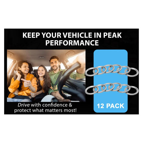 Family driving with 14mm Aluminum Oil Drain Plug Gasket Crush Washer For Leak Proof Sealing Built To Last And Reliable Oil Plug Washer Pack Of 12 Compatible With Audi And VW Part No N0138157