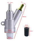 Pro Grade Beefy Sand Blaster Gun Kit With Boron Carbide Nozzle, Heavy Duty Aluminum Body, Technical Diagram Dimensions