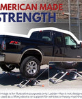 Heavy Duty Ladder Stabilizer For Safer Roof Access And Gutter Protection Fits Most Ladders 19 Inch Safe Work Area American Made