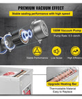 Commercial Chamber Vacuum Sealer Heavy Duty Food Packing Machine Pro Kitchen Meat Saver showcasing 180W vacuum pump and upgrade heating bar.