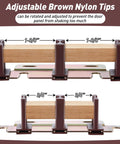 Sliding Closet Door Floor Guide Kit Universal Adjustable Width Track Mount 6 Pack Compatible With N 6796 Stamped Steel Door