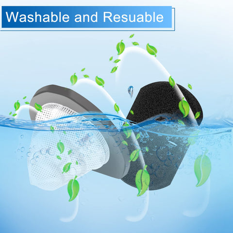 Replacement Vacuum Filter Set For Featherweight Stick Lightweight Bagless Vacuum 2033 Series, mesh and foam filters in water
