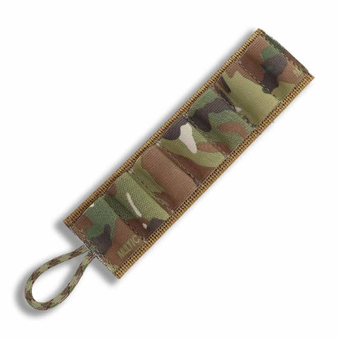 7 Round Tearaway Shotgun Card for 12 Gauge Shells with Tear Away Loop Fastener and DuraGrip Backing in Multicam Tactical Gear