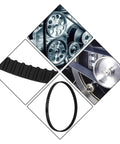 9.2mm Timing Belt With 74 Or 76 Teeth For 148XL037 150XL037 152XL037 shown in industrial machinery context