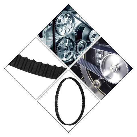 9.2mm Timing Belt With 74 Or 76 Teeth For 148XL037 150XL037 152XL037 shown in industrial machinery context