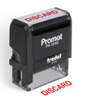 Self Inking Rubber Stamp For Quick Clean Impressions 9/16 By 1-1/2 Inch Imprint Area Refillable Ink with 'DISCARD' text