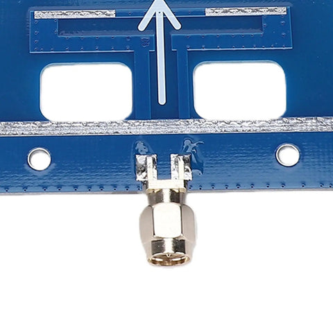 2.4GHz High Gain Directional Antenna For Long Range Drone Remote Control, Serious 13dBi Signal Boost, front connector view