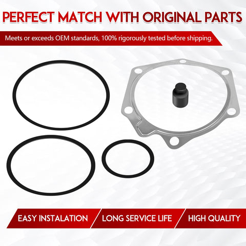 Transmission Reverse Servo Piston Apply Pin Extender Kit For TH-400 And 4L80E With Cover Gasket And Seal Kit Fix Slippage And No-Reverse Issues Includes Seal Trans Reverse Servo Piston Apply Pin, gasket and O-rings
