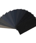 Premium Alipis 45 Sheets Waterproof Sandpaper For Wood And Leather Work, Assorted Grits From 120 To 5000, Dry Wet Sanding Set For Buffing Polishing Fine Finishes, 9X3.6 Inch Durable Paper displayed in a variety of colors.