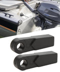 Outboard Remote Cable End Connectors 2 Pack 663-48344-00-00 Replacement For 9.9 HP And 15 HP Motors 1996 2014 shown on boat
