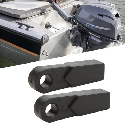 Outboard Remote Cable End Connectors 2 Pack 663-48344-00-00 Replacement For 9.9 HP And 15 HP Motors 1996 2014 shown on boat