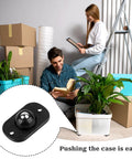 16 Pcs Self Adhesive Mini Caster Wheels 360 Degree Swivel Mini Appliance Rollers on storage box with plants