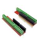 Screw Terminal Block Shield For Easy Solder Free Wire Up On Arduino Uno R3 And R4 Boards, Perfect Fit For Quick Prototyping
