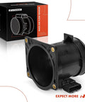 Mass Air Flow Sensor 4 Pins For Ford F150 1999 To 2003 V8 4.6L 5.4L F150 Heritage, shown with packaging
