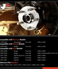 Heavy Duty Front Wheel Bearing And Hub Assembly With ABS For Ford Explorer 1996 To 2001, 5 Lug, AWD And 4WD, close-up view