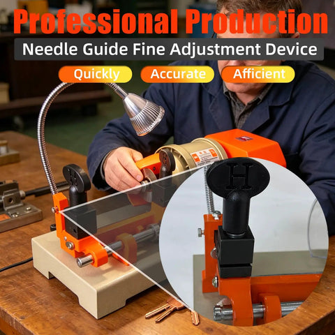 Heavy Duty Metal Cutter 110V For Hardware Stores With Brass Motor Polishing Brush And Fine Needle Guide in workshop setting