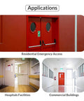 Built Tough Stainless Steel Emergency Access Tool Featuring Universal Door Unlock Design And Non Slip Rubber Grip Sleeve For Reliable Maintenance Jobs And Quick Service Calls used in emergency access applications.