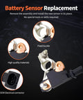 Automotive Battery Current Sensor Straight Swap For Dodge Challenger Charger Viper Ram Journey No Sweat Install Replace 4692269Ai 4692269Ah image showing high quality materials and OEM electrical connector.