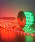 70ft Waterproof 24V RGB LED Strip Lights With WiFi App Control And Alexa Voice Music Sync Dimmable Color Changing on reels