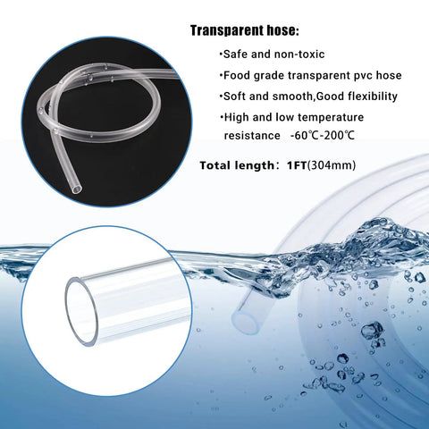 10 Foot Universal Air Conditioner Drain Hose With Elbow Fitting For Window AC And Mini Split Units Portable AC Drain Kit