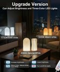 Three Color LED Lamp Kit 3Pcs For 3D Printers, USB Powered 5V 3000K Warm Light, easy install setup display in a living room.