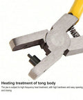 Yellow Stainless Steel Handheld Strap Hole Puncher Kit With 2mm Universal Watch Band Pliers Belt Hole Punch Tool Eyelet Puncher Tag
