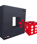 35 Inch Layered Foam Archery Target Block With Knockout High Roller Insert For Compound Bow And Crossbow Range Training with dice