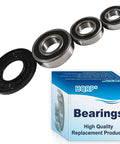Front Load Washer Bearing And Seal Kit Compatible With Kenmore Elite W10253866 W10253856 285983 includes three bearings and seal.