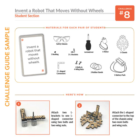 Catalyst Class Pack and Cabinet Hands On STEM Kit For Students Ages 8 To 12 Learn Electronics And Science With Screen Free Inventions And 10 Plus Projects Teacher Ready Curriculum For Grades 3 To 6 challenge 8 materials and robot chassis parts