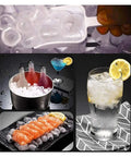 Total Party Saver Countertop Ice Maker with Self Cleaning Routine and Huge 15Kg Daily Output that Spits Bullet Cubes in Six Flat Minutes, ice cubes in drinks and seafood.