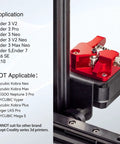 Dual Gear Extruder Upgrade Kit For Creality Ender 3 V2 Pro Neo And CR 10 Series with metal drive gear installed on printer