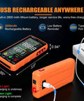 USB charging of Handy Digital Multimeter With Auto Ranging And Smart Mode 6000 Count TRMS Rechargeable Voltmeter 5 Inch Color LCD