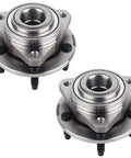 Set Of 2 Front Wheel Bearing Hub Assemblies For 2005-2007 Pontiac G6 And 2004-2007 Chevy Malibu Non ABS, OE-Grade Replacement Hubs With Easy Install, shown from a top view