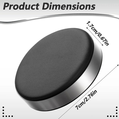 Round Leather Watch Cushion And Movement Holder Pad For Repair Jobs, Case Protector Pad, Watch Maintenance Mat, 2.75 x 2.75 x 0.67 In