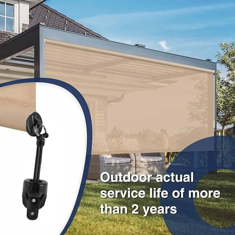 Replacement Bungee End Caps For Cordless Roller Shades And Outdoor Blinds Black Cord Tip Repair Kit for home use
