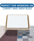 Hella Smooth Self Adhesive Furniture Sliders 16 Piece Set on mixed carpets, perfect for smooth mobility without scratches.