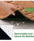 Using non slip rug pads and tape for hardwood floors and tiles reusable and washable no damage carpet tape with triangle design