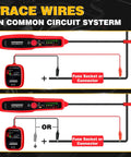 Diagram of Automotive Wire Tracer Open And Short Finder Circuit Tester And Wire Breaker Locator For Fault Probes And Cable Tracing DC Six To Forty Two Volts Grab And Go Tool showing wire connections for circuit testing.