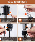 Instructions for assembling Heavy Duty Manual Leather Hole Puncher And Press Tool Set For Leatherworking DIY Crafting