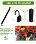 Exterior Deck Idler Spring Replacement Built For Belt Tensioner On Turf Tiger And Tiger Cat Mowers 52 Inch 61 Inch 72 Inch Decks SMT STT Series Belt Tensioner Part 483704 installation