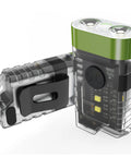 Rechargeable EDC Clip Flashlight With USB C Charge, Dual Illumination Angles, 10 Modes, Magnetic Base, Pocket Sized Mini Beam