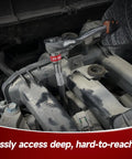 5 Piece One Half Inch Drive Socket Extension Set With Universal Joint For Tight Spaces Auto Repair And Home Improvement Premium Pro Grade Durable Steel Built For Tough Spots And Easy Access in engine bay