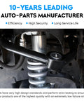 Front Lower Control Arm With Ball Joint For MDX 2006 And Pilot 2006 2008 Left And Right Driver And Passenger Replacement Suspension Kit With End Links 4 Piece, installed undercarriage view