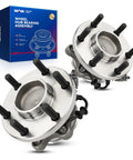 Front Wheel Bearing Kit For 2005 To 2025 Nissan Frontier RWD 6 Lug Hub Assembly With ABS Premium Replacement 2 Pack