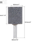 Go To Mounted Abrasive Stone Set For Rotary Tool One Quarter Inch Shank Twenty Five Millimeter Diameter Fifty Point Six Millimeter Length