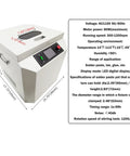 Fully Automatic Solder Paste Cream Mixer for Tin Paste and Cream Centrifugal Agitator Mixer with Adjustable Timer, side view